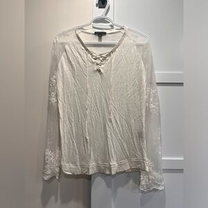 Parkhurst Lace Sleeve Shirt